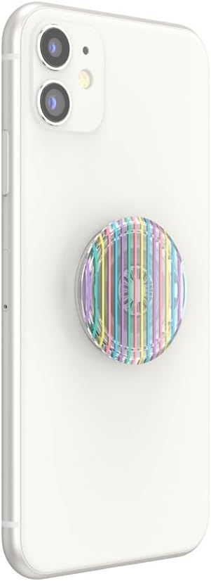 PopSockets Adhesive Phone Grip, Holder, Phone Stand, Rainbow - Translucent Colorblock