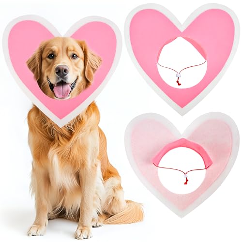 Disfraz para perro con doble corazón tamaño grande