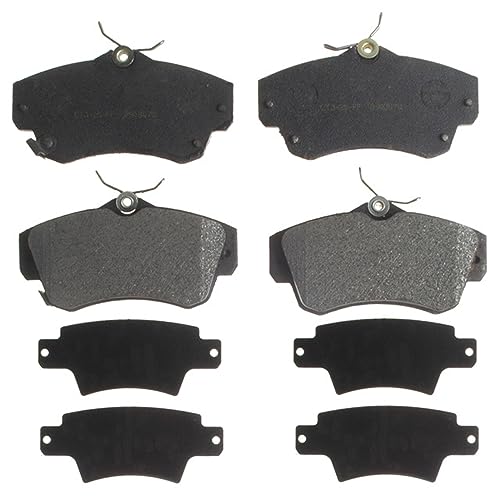 ACDelco Silver 14D841M Semi-Metallic Front Disc Brake Pad Set with Wear Sensor