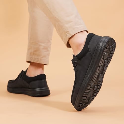 Image of FW FRAN WILLOR Mens Wide Shoes Width Toe Box Slip-on Loafers Casual Walking Shoes for Men
