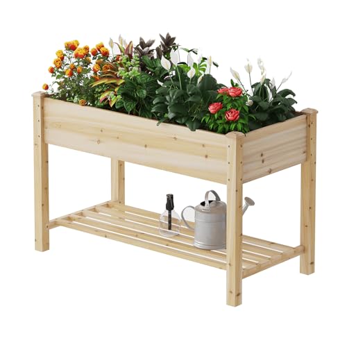 PULIJIAJU Wooden Raised Garden Bed Review: A Comprehensive Look at This Planter Box