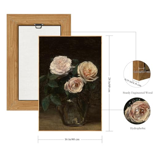 Tableau decoration murale salon moderne et chambre rose avec impression botanique - 4