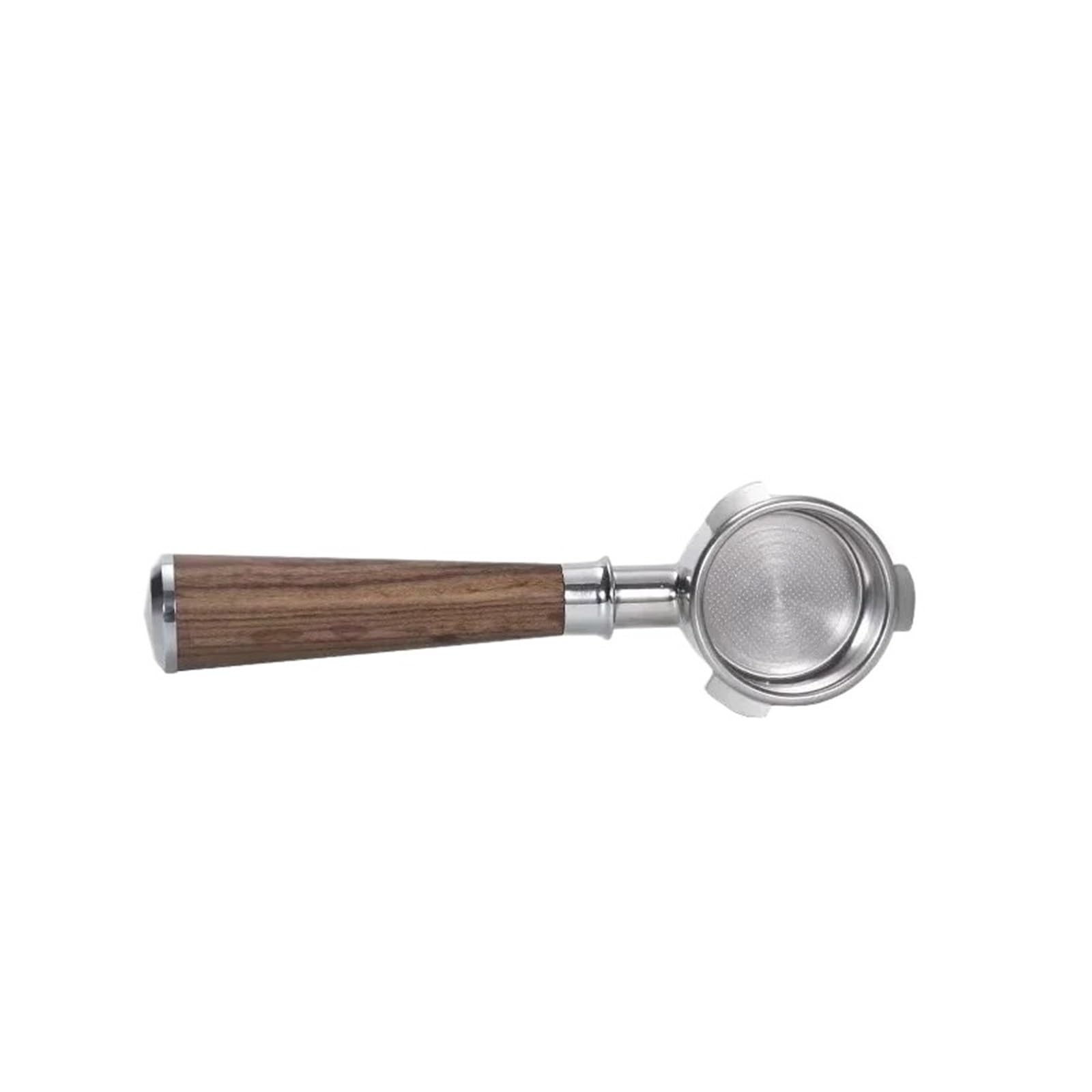 Portafiltro, compatibile con CASABREWS, manico naked 51mm | Manico espresso di ricambio, acciaio inox 304, 3 orecchie, 3.88-4mm, 2 dosi 14-18g(Black rosewood)