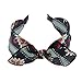 Produktbild IPOTCH Damen Haarreifen Haarband Frauen Vintage Stirnbänder Bowknot Knoten Hairband Stirnband Turban Haar Zubehör - Schwarz