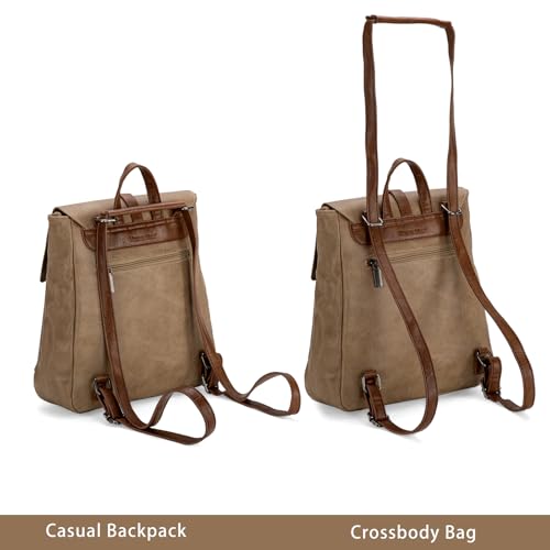 Image of Montana West Backpack Purse for Women Casual Daypack Convertible Crossbody Backpack for Travel Work