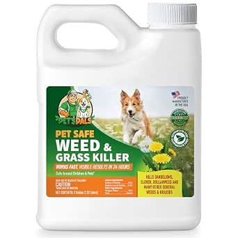 Pet's Pal Natural Weed Killer, Ready-to-Use Spray, 2 Gallons