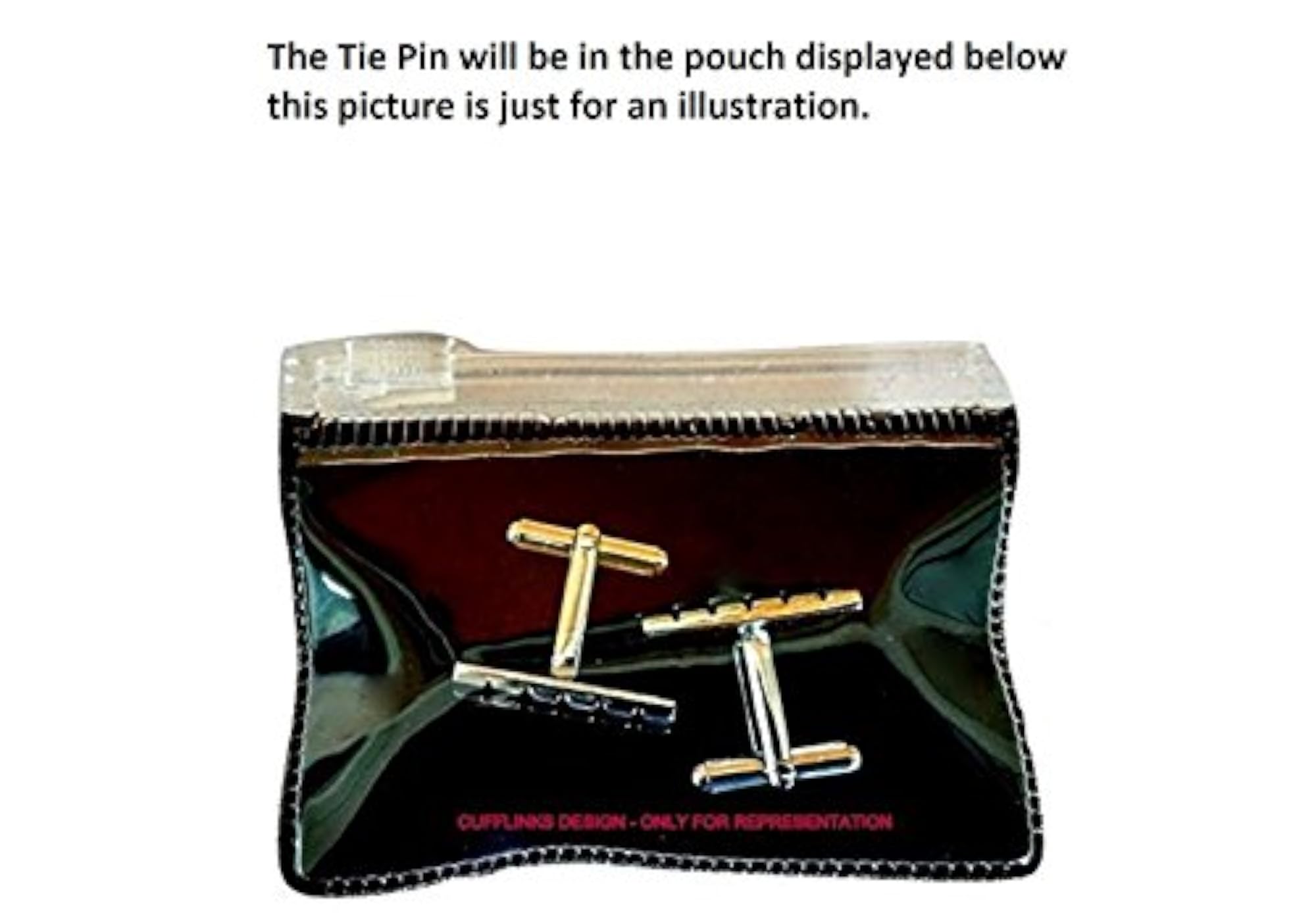 Men's Silver Plain Tie Pin, Elegant Accessory