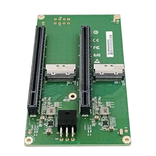 Doble Ranura PCIe 5.0 X16 desde MCIO 8I para Máximo Rendimiento de GPU ATX 5