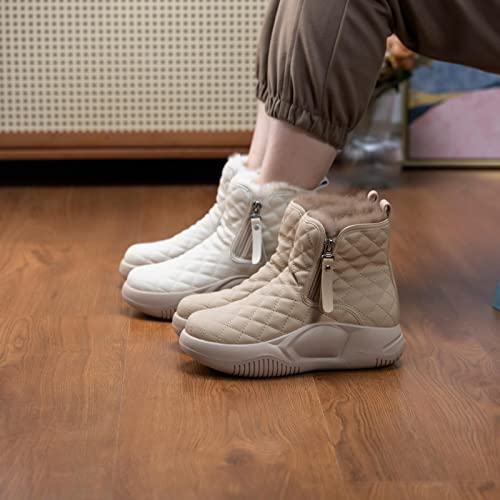 Bottes d'hiver kowaku kaki taille 36 avec semelle épaisse