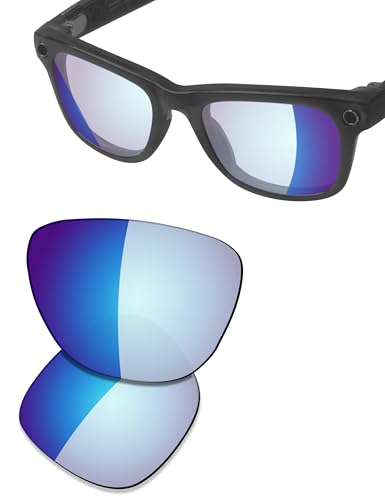 Image of SAUCER Premium Replacement Lenses Compatible with Ray-Ban Meta Wayfarer (Gen 2) RW4012 53mm | RW4008 53mm Smart Sunglasses
