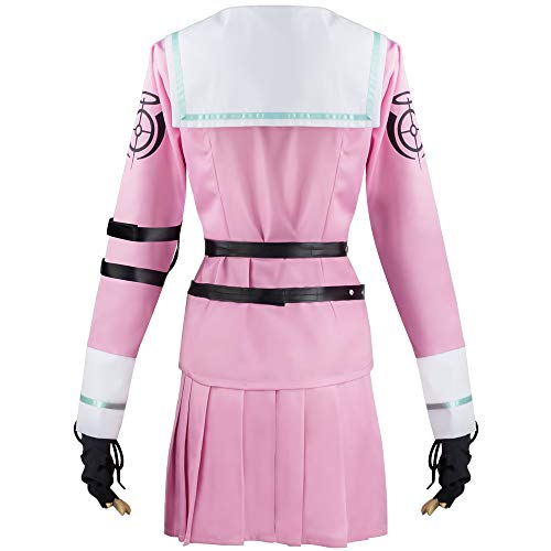 Disfraz completo cosplay Miu Iruma uniforme rosa miniatura 5