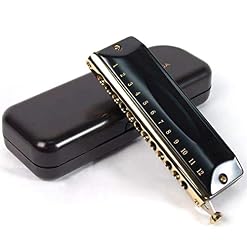 KIRANDIE Chromatic Harmonica 12 16 Trous Bouche d’organes Instrumentos clé C Phosphore Roseaux Bronze Professional… - Les Beatles, Paul McCartney, John Lennon, RIngo Starr, George Harrison KIRANDIE Chromatic Harmonica 12 16 Trous Bouche d'organes Instrumentos clé C Phosphore Roseaux Bronze Professional… – Image 3