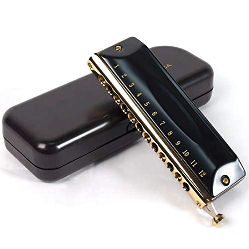 KIRANDIE Chromatic Harmonica 12 16 Trous Bouche d’organes Instrumentos clé C Phosphore Roseaux Bronze Professional… - Les Beatles, Paul McCartney, John Lennon, RIngo Starr, George Harrison KIRANDIE Chromatic Harmonica 12 16 Trous Bouche d'organes Instrumentos clé C Phosphore Roseaux Bronze Professional… – Image 4