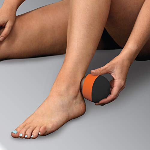 Kt Tape Recovery+ Ice/Heat Massage Ball, Muscle Pain & Stress Relief, Hsa/Fsa Approved, Therapeutic Roller, Black/Orange, Small 814179022226 #TOP7
