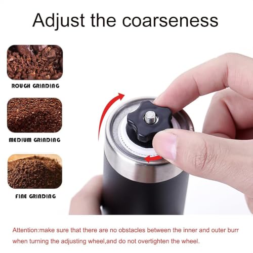 Image of Portable Stainless Steel Manual Coffee Grinder (1 Pc)