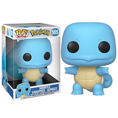 Funko Pop! Games: Pokemon - 10' Squirtle - Figura de Vinilo Coleccionable - Idea de Regalo- Mercancia Oficial - Juguetes para Niños y Adultos - Video Games Fans - Muñeco para Coleccionistas