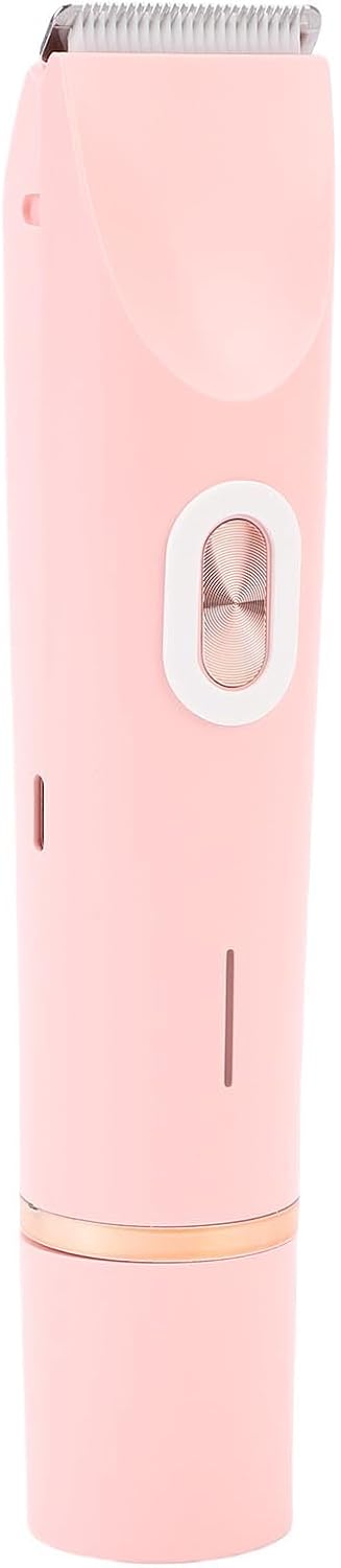 Pongnas Women Body Hair Trimmer 2 in 1 IPX7 Trimmer with Type C Charging (Pink)