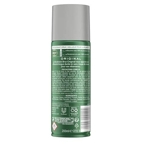 BRUT من Faberge Original Deodorant Spray 6.7 أوقية