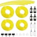 Podoy Tygon Fuel Line for Poulan Weedeater Chainsaw Parts Repower Kit 4 Sizes with Primer Bulb, Fuel Filter I.D0.08 x O.D 0.14", I.D.1/8 x O.D. 3/16,I.D.3/32 x O.D.3/16,I.D. 3/16 x O.D.40/127