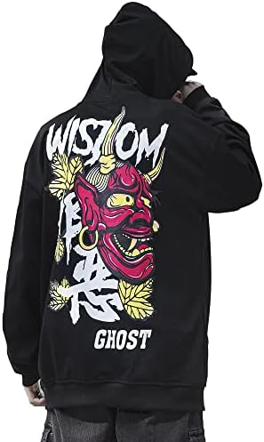 XYXIONGMAO Moletom masculino com capuz Techware Graphic japonês
