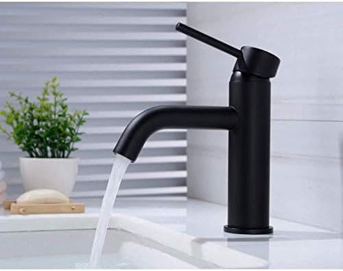 Robinet de salle de bain noir en laiton massif pour un design moderne et durable