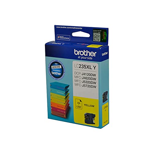 Cartouche LC235XLY jaune consommable Brother réservoir encre haute capacité 1500 pages