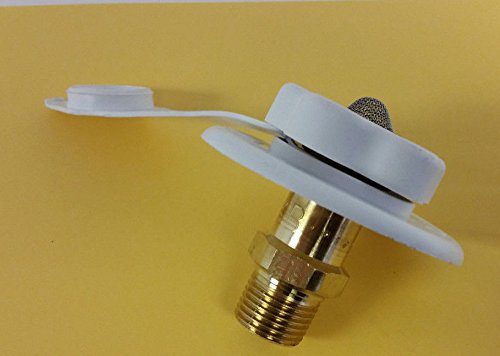 Jr Products 160-85-A-26-A Polar White City Water Flange With 1/2" Mpt #TOP3