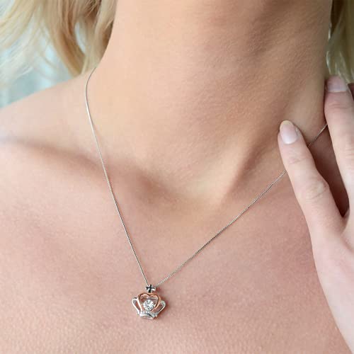 Aphrodite's Gifts For Wife To My Badass Wife - Luxe Crown, Necklaces For Women, Necklace For Wife From Husband, Anniversary Day Gifts For Wife, Wedding Anniversary Birthday Gifts For Wife, Gifts For Wife For Birthday #TOP4