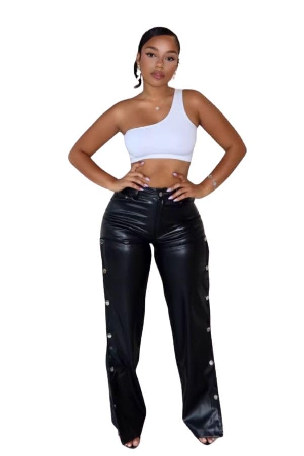 Fashion Slim Hollow Out Pants