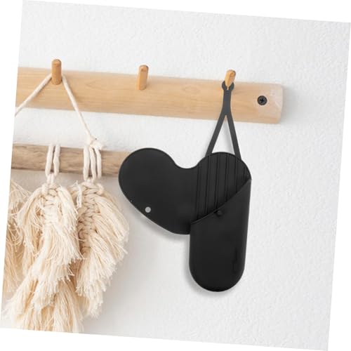 Bolsa de almacenamiento de silicona portátil para plancha de pelo, soporte para rizador y organizador versátil para herramientas de peinado miniatura 4