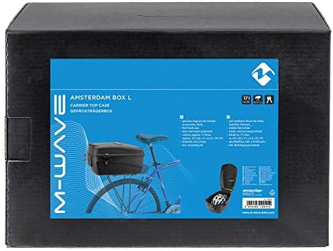 M-Wave Amsterdam Box Cargo Box/Topcase - Black
