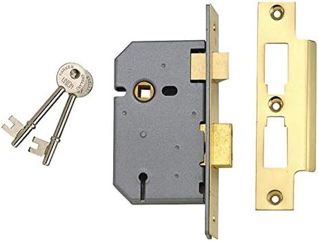 Union 2277 3 Lever Mortice Sashlock Satin Chrome 77.5mm 3in - Door