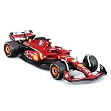 Bburago 1:43 SFR Ferrari SF-24 w/Helmet (2024), Leclerc #16, Red - Image 2