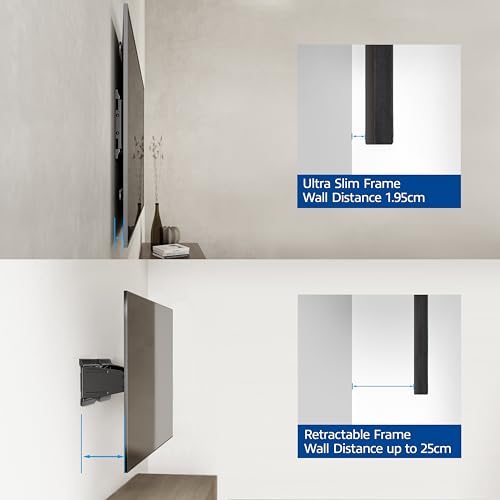 Support mural pour moniteur de 43"-90" ACT AC8357 pour supprimer les reflets - 5