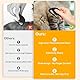 IUHFSIFS 2024 Neues Entfilzungsmesser Katze【Hergestellt Aus Hochwertigem Edelstahl】Pet Knot Opener【Klinge ist Schärfer】【Einzigartige Design】Katzen Verfilztes Fell Entfernen, Pet Knotting Comb
