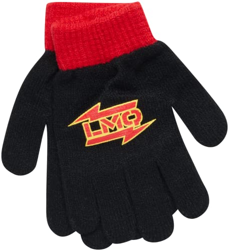 Image of Disney Cars Lightning McQueen Winter Hat 2 Pair Mittens or Gloves (Toddler /Little Boys)