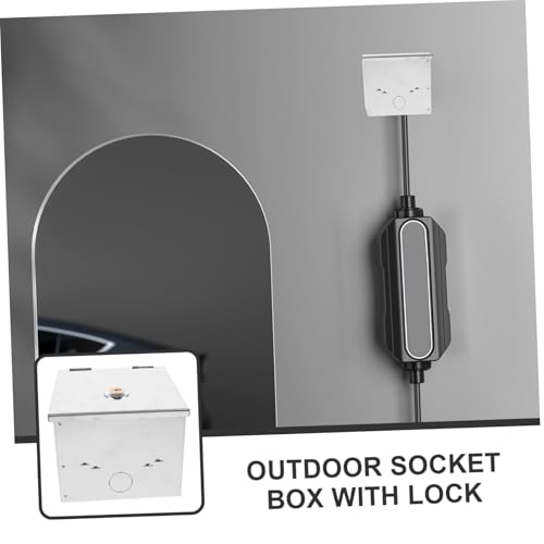 Boîte prise extérieure acier inoxydable BESTYASH pour jardin - 4