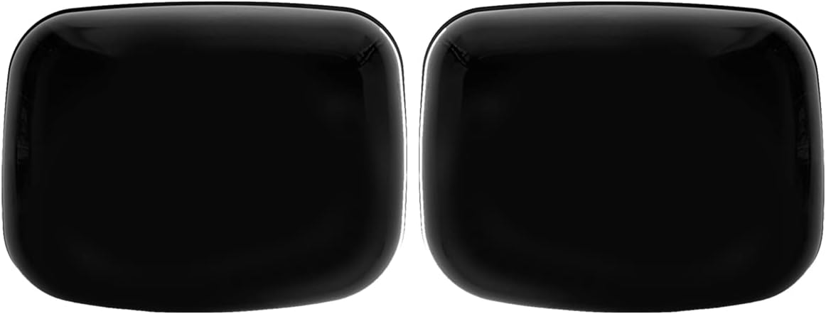 High Soar Hood Mirror Cover Black Pair for Freightliner Cascadia 2008-2017, Black Side Rear Hood Mirrors Cover Freightliner Cascadia Semi Truck Accessories (Passenger&Driver Sides)