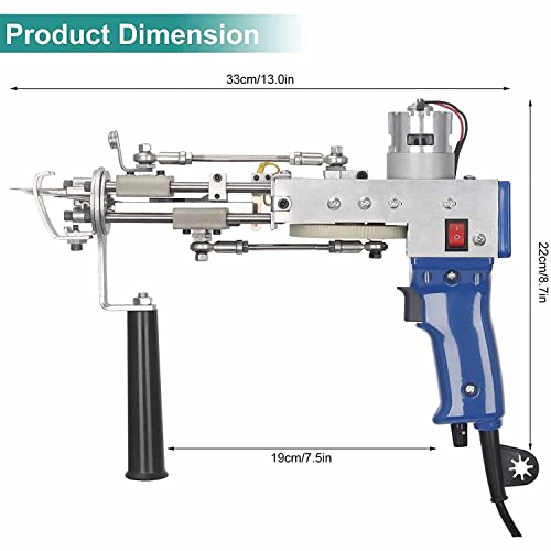 Tufting Gun, Tufting Gun Cut Pile Met 5-45 Steken/sec, Rug Gun Machine Starter Kit Verstelbare Efficiënte Rug Tufting Gun Tapijt Gun Making Machine 100V-240V - Image 6