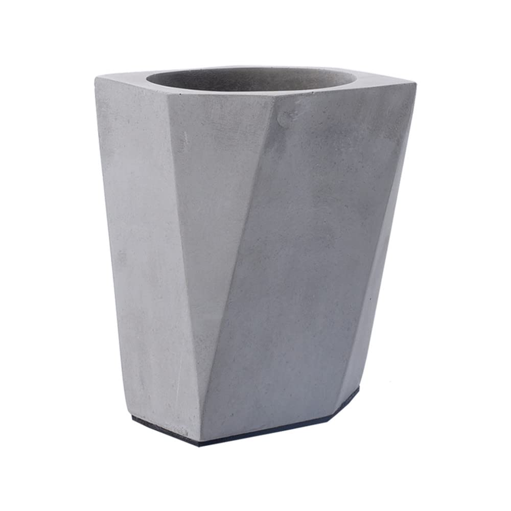 Décoration 10x10x10.5cm en ciment pour organiser un bureau encombré