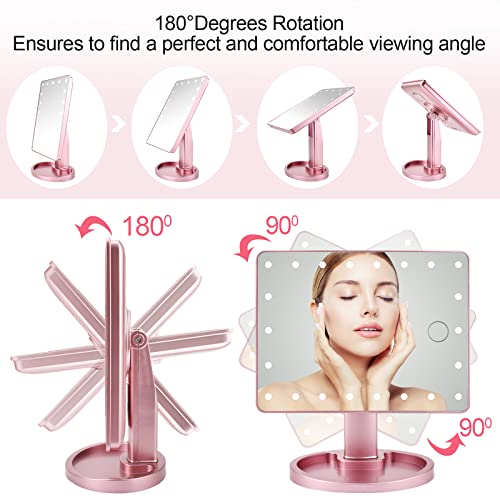 Tmacker Dorm Room Essentials For College Students Girls Vanity Mirror With Lights thumb #3