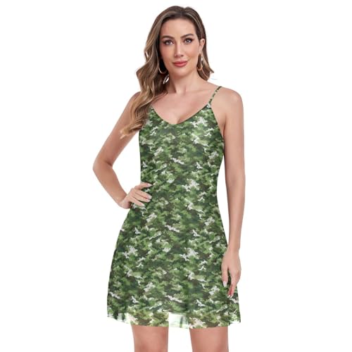 Robe de grande taille pour femmes col en V et bretelles réglables