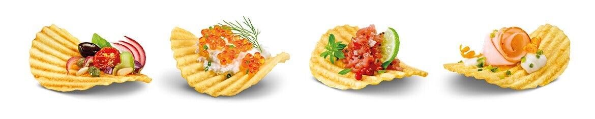 12x San Carlo Patatine Rustica,Kartoffelchips Chips,300g Beutel + Beni Culinari Kostenloser Schlüsselanhänger