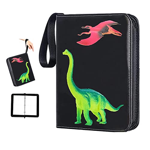 Sammelalbum mit 400 Hüllen, UNIWA Sammelalbum kompatibel Mit Sammelkarten,Kartenordner 50 Seiten 400 Karten für Album Karten Ordner Heft für Baseball Hockey Card Collection Cover