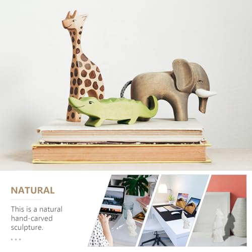 Besportble B10820B04A50 Collectible Animal Art Unpainted Ceramic Parrot Figurine Sculpture Porcelain Statue Table Decor Ornaments thumb #1