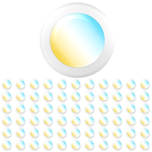Sunco 66 Pack 6 Inch Flush Mount LED Disk Lights, 5CCT, 15W=75W, Dimmable