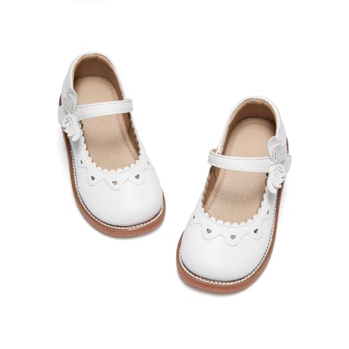 Image of Kiderence Toddler Girl Mary Jane School Uniform Dress Shoes Oxford Flats