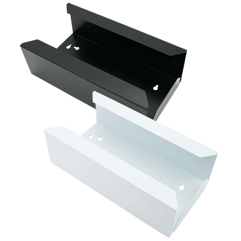 Porta guanti – Dispenser guanti monouso – con supporto a parete (bianco)