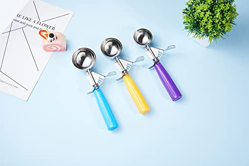image for HOMURE H Portion Scoop Set, 3 PCS Cookie Scoops, Ice Cream Scoop, Dish