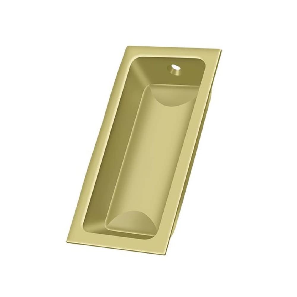 Deltana FP227U3 Large 35/8-Inch x 13/4-Inch x 1/2-Inch Solid Brass Flush Pull